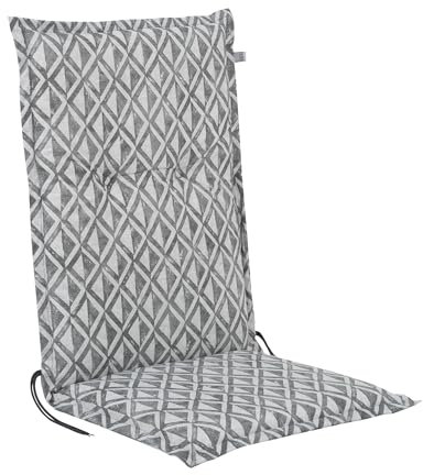 PATIO Gartenstuhl Auflage Niederlehner Malaysia Niedrig 100 x 46 cm Sitzauflage gesteppt mit Bänder