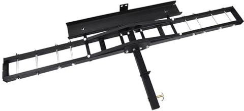 Gepäckablage Querträger Universeller Am Auto Montierter Motorradrahmen SUV-Zugrahmen Gepäckträger Hinten Rahmen Aus Kohlenstoffstahl Anti-Wackeln Maximale Belastung 200 Autos Dachträger