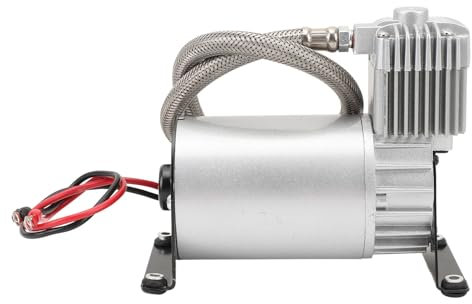 150PSI Air Pump Horn Compressor Replacement DC 12V 24V, Professional Metal Air Horn Compressor for Trains, Trucks, Yachts, Compact and Easy to Install