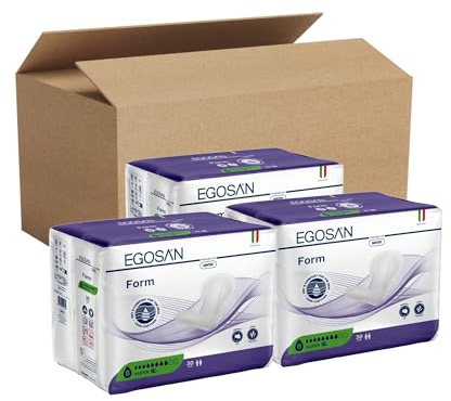 Egosan Anatomisch geformte Windel Super Vorratspackung 3 Packungen à 30 Stück für Mittelschwere Inkontinenz, Voller Schutz, Gute Passform, Anti-Geruchs-System, Hypoallergen, Unisex, Einheitsgröße