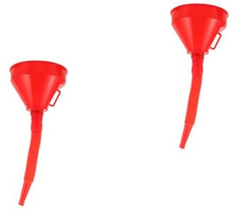 MAGICLULU 2 Pezzi Imbuto per Olio e Carburante con Tubo Flessibile Imbuto per Auto e Resistente per Trasferimento Carburante Pulito e Sicuro