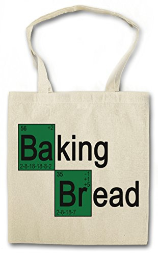 Urban Backwoods Baking Bread I Hipster Bag Beutel Stofftasche Einkaufstasche