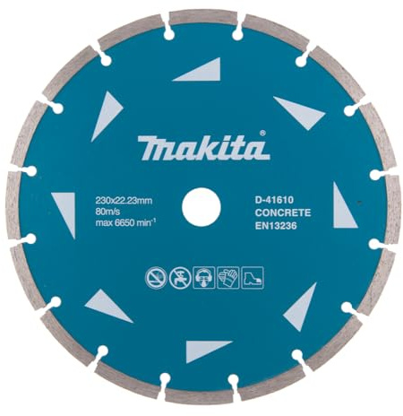 DISCO DIAMANTATO A SETTORI, A SECCO 230x22x23mm MAKITA D-41610