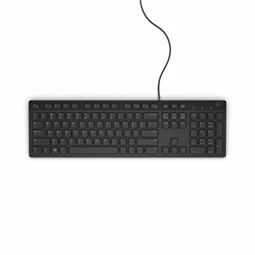 Dell KB216 USB Tastatur Multimedia Schwarz, Russisches Layout