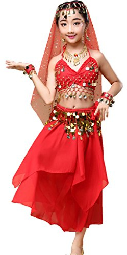 Astage Elegant klänning flicka dans mage indianisch halloween karneval kostymer