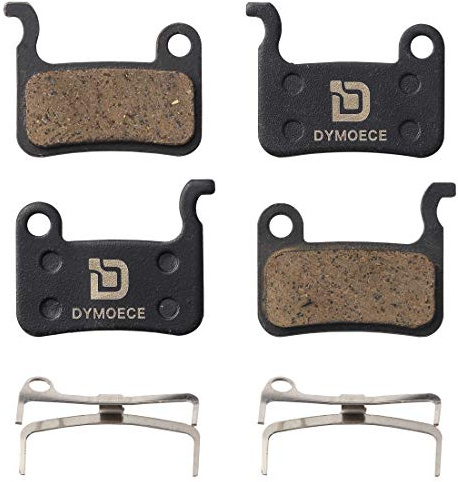Dymoece 2 Pairs Bicycle Disc Brake Pads Compatible with Shimano Deore XT XTR LX SLX Hone Alfine Saint Disc Brake(Resin,Semi-Metallic,Sintered Metal)