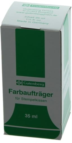Gutenberg Stempelfarbe ohne Öl 35ml grün