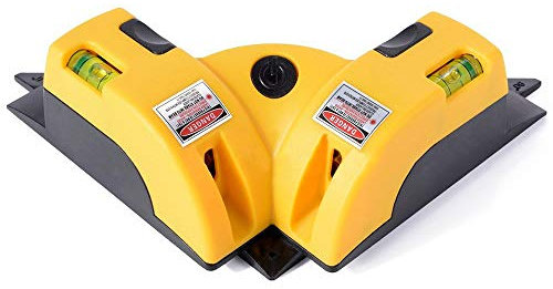 hzexun Traceur Laser Horizontal Et Vertical à Angle Droit à Niveau De Laser Carré à 90 Degrés Avec Deux Ventouses