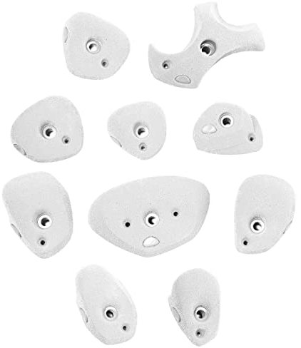 Ehrenkind® Kletterwand Profi-Kinder-Klettergriffe Made in Germany weiß