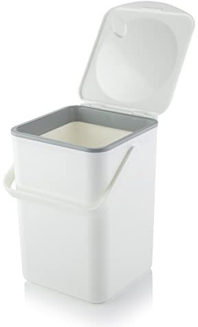 Minky 6L Caddy, Sturdy Carry Handle, Easy To Wipe Clean, Multipurpose Storage Caddy With Internal Removable Bag Retention Ring, Large 6-Litre Capacity, Made In The UK