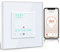BSEED WiFi Termostato Inteligente Controlador de Temperatura Blanco,para calefacción de calderas,5A Smart Termostato con Pantalla táctil LED,Compatible con Alexa y Google Home, Fácil Instalación