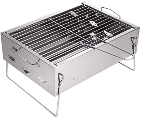 Holzkohlegrill Picknickgrill BBQ Grill Barbecue Home Holzkohlegrill Kleines Outdoor Camping Holzkohlegrill Werkzeug Indoor Home BBQ Herd Holzkohlegrills Holzkohle Grill