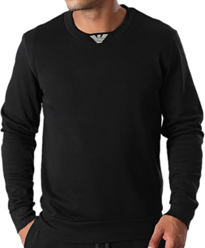 Emporio Armani Herren Iconic Terry Loungewear Tracksuit Trainingsanzug, Marine, XXL