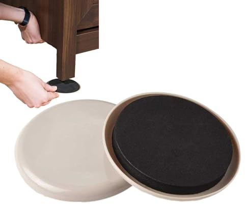 Furniture Moving Pads - Felt Floor Surfaces Heavy Duty Furniture Moving Pads - Reusable Furniture Moving Pads for Furniture, Carpet, Floor, Chairs