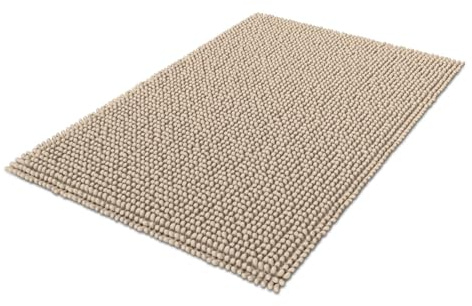 Leonardo Home - tappeto da bagno antiscivolo 80x50 cm - tappeto super soffice - super assorbente - ideale per bagno, doccia, vasca da bagno e WC