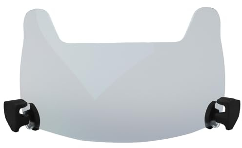 Clear Football Visor, Anti-Fog Football Helmet Visor for Youth&Adult with Easy Install Clips (AntiFog-Clear)