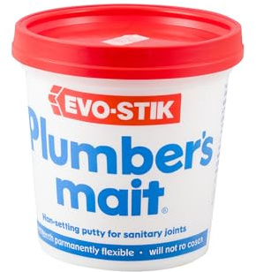 Evo-Stik Plumber’s Mait 750g | Non-Setting Plumbing Putty for Sanitary Joints | Permanent Flexible Seal