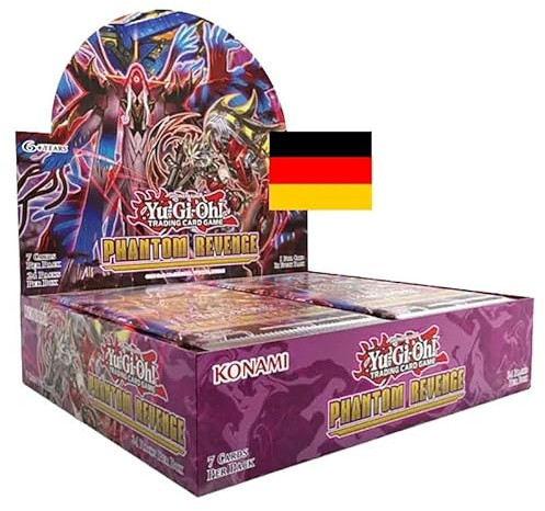 Yugioh! Phantom Revenge Display Box (24 Booster Packs) NEU & OVP - DEUTSCH und BB-Toy-Trades Toploader