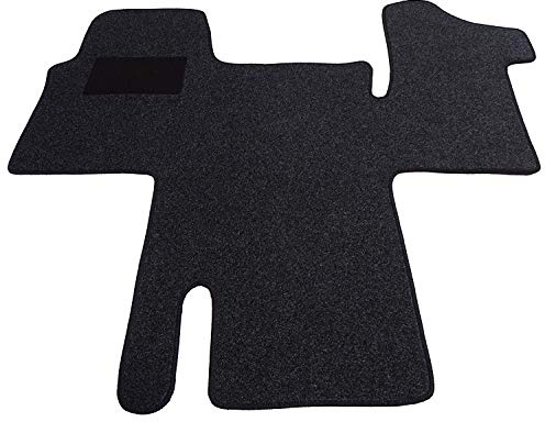 Mertex Automatte Autoteppich Classic anthrazit meliert 34811-C-A (schwarz, Fahrerhausteppich)