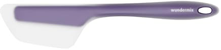Wundermix - FlexiSpatel® Flexibler Silikon-Spatel (28,5cm) • Spachtel ideal für deine Küchenmaschine • Zum Entleeren des Mixtopfs • Farbe: Lila
