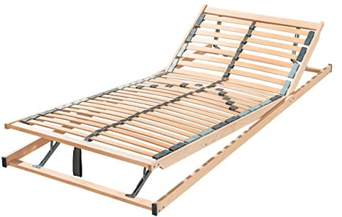 Frankenstolz Lattenrost Federholzrahmen Comfort Premium manuell verstellbar 90x190 cm