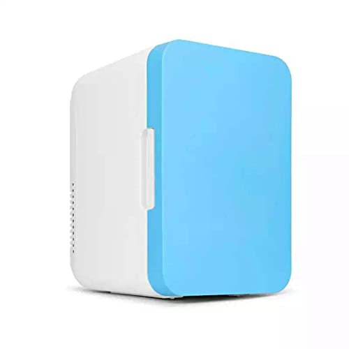 Mini réfrigérateur porte simple petit réfrigérateur soins de la peau réfrigérateurs cosmétiques Portable double usage compresseur réfrigérateurs pour voiture maison,Blue