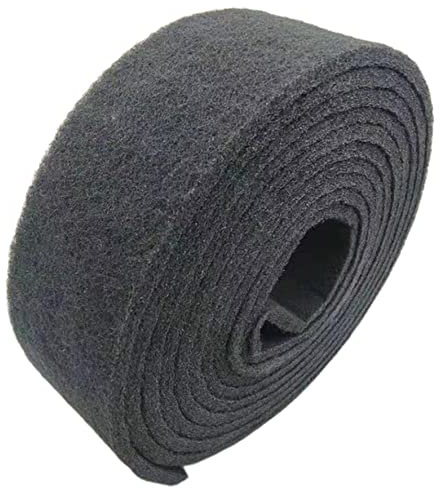FUBESK Roll Dish Washing Brush Scouring Pad Emery Scrubber Sink Stoves Cleaner Tools-10cm x 6 meters