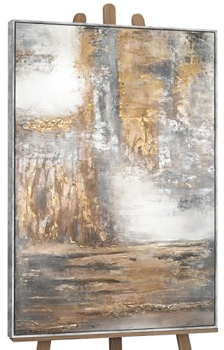 YS-Art XXL Abstrakt Acrylbild Tagesanbruch handgemalte Minimalismus
