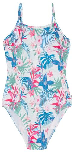 Pepe Jeans Mädchen-Badeanzug „Hibiscus Frill“, Rosa (Rose Pink), 14 Jahre