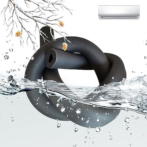 9/15/20mm Thick Foam Pipe Insulation Lagging Wrap Roll ID6-100mm Foam Hose Foam Grip Tubing Handle Grips Waterproof Easy To Install (Size : ID13mm T15mm L1.8m)