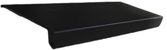 CSHWXY Schrankgriffe, Schubladenknöpfe, schwarz, silber, versteckte Griffe, Edelstahl, Küchenschrank, Möbelbeschläge, schwarz, 120 mm