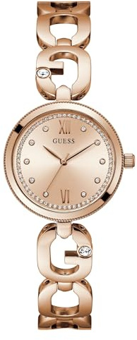 GUESS Damen Uhr Armbanduhr Empower Edelstahl