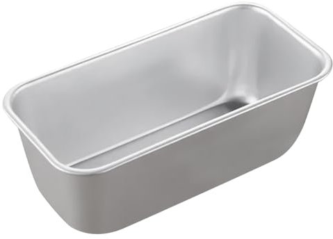 Cozylkx Molde Rectangular De Aluminio para Pan, Antiadherente, para Repostería, para Pan, Tartas Y Pasteles, 20cm x 10cm x 7cm