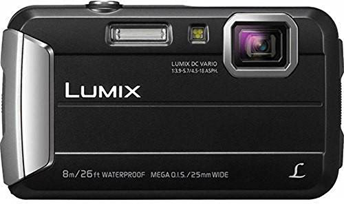 Panasonic LUMIX DMC-FT30EB-K Tough Waterproof Compact Digital Camera - Black (Renewed)