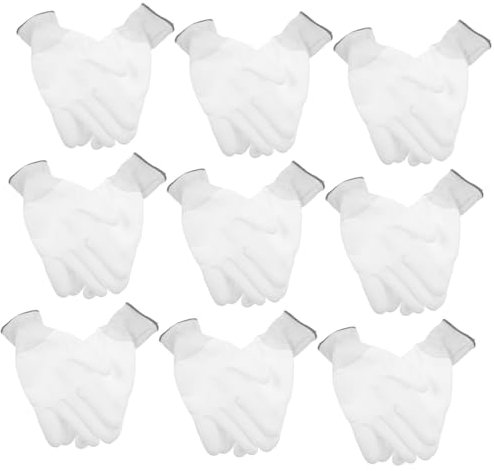Alipis 12stücke Handschuhe Aus Nylon Und Polyester Mit Pu-beschichtung Für Finger Antistatisch Für Mechaniker Und Elektriker Für Arbeit Und Elektronik