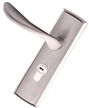 Angoily Cerradura de Puerta Antirrobo de Aleación de Aluminio Manilla Silenciosa para Dormitorios y Baños Cerradura de Puerta para Habitación Interior