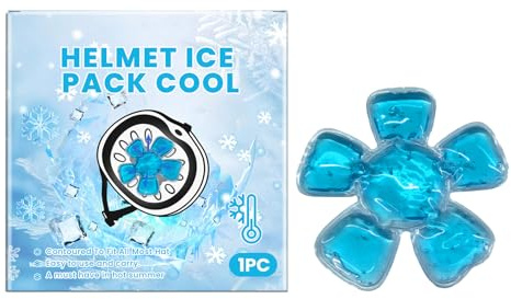 Cojín de hielo para casco, almohadilla de refrigeración de gel reutilizable para cascos, del calor, sombrero deportivo, tapas de equitación, camping