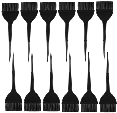 12 Pcs Hair Dye Brush Applicator Kit, Large Flat Head Hair Color Brushes for Women Men, Hair Coloring Brush SetHair Dye Applicator Brushes, Tint Dyeing Dying Tools Kits
