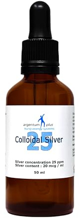Kolloidales Silber 25 ppm - 50 ml Pipettenflasche