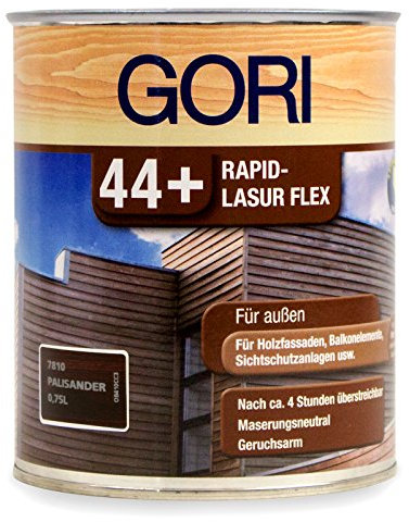 0,75L Gori 44+ 7810 Palisander Rapid-Lasur Flex Außenlasur Holzlasur