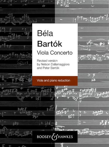 Viola Concerto: op. posth.. viola and orchestra. Réduction pour piano avec partie soliste.