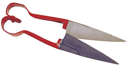 Kerbl Schafschere mit Qualitätsschliff | Klingenlänge 16 cm, Gesamtlänge 31 cm, Schafschere in Herzform mit hochwertigem Qualitätsschliff