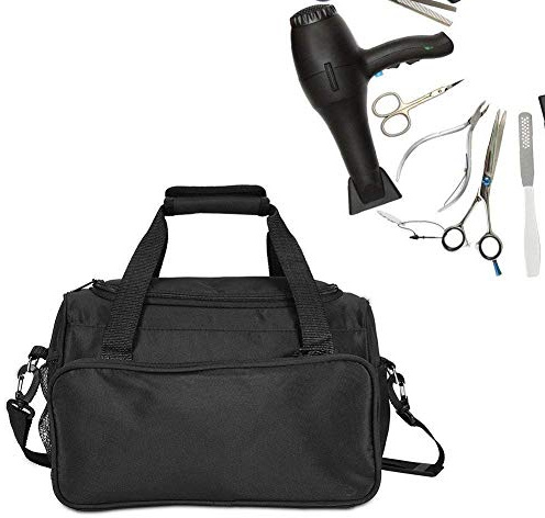 Professionelle Friseurtasche,Friseur-Werkzeug-Tasche,Salon Friseur Handtaschen,Friseur Organizer Tasche,Tragbarer Scheren Kamm Halter Frisuren Fall Reise Gepäck Beutel für Friseur Werkzeug