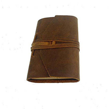 Läderdagbok resenärer anteckningsbok skrift anteckningsbok dagbok för män och kvinnor 175 mm x 120 mm för konst skissbok, resedagbok och anteckningsböcker att skriva i