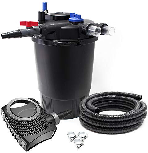 SunSun CPF-30000 SET 60000l 55W UVC NEO12000 Bomba Manguera Set de filtro para estanque