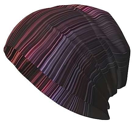 GerRit Bunter regenbogenfarbener Regenhut, lässiger Hut, weich und bequem, warm und atmungsaktiv, geeignet für Männer und Frauen, Schwarz , One size