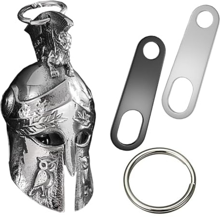 Jvuouxy Guardian Angel Motorcycle Bell Handful Good Luck Bells & Keyring Drive Safe Pendant Accessories Lead-Free Pewter Bike Bell Good Luck Gift for Men Women Guard Riding Safety