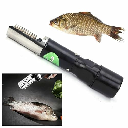 Elektrischer Fischschuppen-Entferner-Meeresfrüchte - Kabelloser Fischentschupper mit 2200mAh, Fischreinigungswerkzeug Cracker Entferner Reiniger Schuppen Schaber Skinner