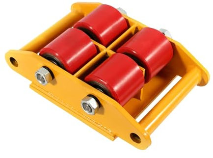 XIUsheUA Patín de Transporte de Maquinaria Plataforma for Mover maquinaria de 6T, de Acero al Carbono de aleación, de 360°, for Almacenamiento y distribución