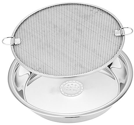Ciieeo Escurridor De Acero Inoxidable Verduras y Frutas Rejilla De Drenaje y Enfriamiento Para Horno Diseño Antiadherente Resistente y Duradero Para Cocina Doméstica